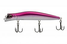 Фото воблер kyoda pocky minnow-130f, длина 130 мм, вес 17,5  гр, цвет p321 заглубление 0,1 - 0,2 м.