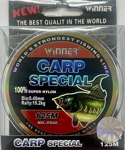 Фото carp special  winner d-0,20 мм, l-125 м, цвет прозрачный (10 шт)
