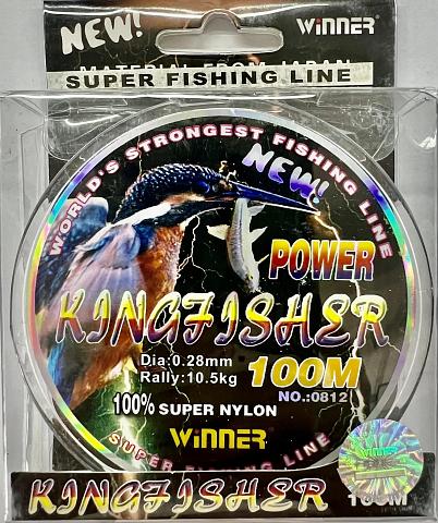 Фото power kingfisher  winner d-0,20 мм, l-100 м, цвет серый (10 шт)