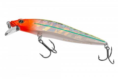 Фото воблер kyoda pre-stun minnow-90f, длина 9,0 см, вес 9,0 гр, цвет p1570, заглубление 0-1,0 м