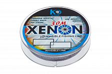 Фото леска kyoda xenon 3d, d - 0,08 мм, длина 30 м, разрывная нагрузка 0,90 кг (10 шт/упак)