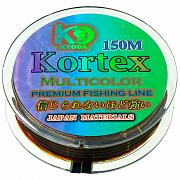Фото kortex multycolor d-0,30 мм, l-150 м,  разноцветная, разрывная нагрузка 8,34 кг (6 шт/упак)