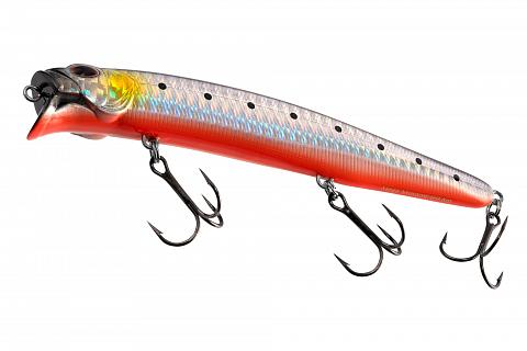 Фото воблер kyoda mega minnow-125f, длина 125 мм, вес 21,0  гр, цвет p1948, заглубление 0 - 0,8 м.