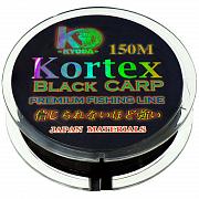 Фото kortex black carp d-0,40 мм, l-150 м, цвет чёрный, разрывная нагрузка 12,77 кг (6 шт/упак)