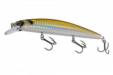 Фото воблер kyoda vision minnow-113sp, длина 113 мм, вес 16  гр, цвет p688 заглубление 0 - 2 м.