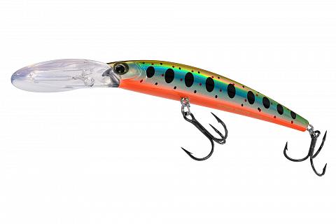 Фото воблер kyoda pelipper minnow-130f, длина 130 мм, вес 24  гр, цвет p1048 заглубление 1- 4 м.