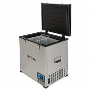 Фото автохолодильник kyoda bds75, однокамерный, объем 75 л, вес 24 кг