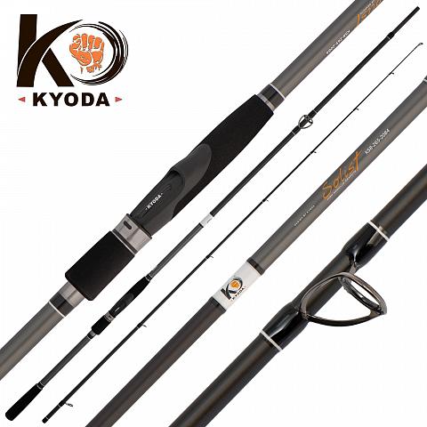 Фото спиннинг kyoda solist, длина 2,28 м, тест 7-28 гр, штекер