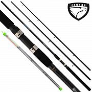 Фото удилище фидерное condor accurate длина 3,60 м, тест 180 гр, carbon, штекер