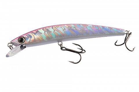 Фото воблер kyoda edge minnow-90f, длина 9,0 см, вес 7,6 гр, цвет p136, заглубление 0,6-1,3 м.