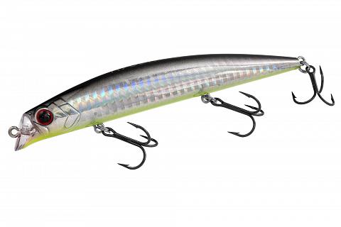 Фото воблер kyoda veron minnow-120f, длина 120 мм, вес 17  гр, цвет p2211, заглубление 0,1-0,6 м