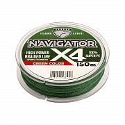 Фото navigator x4 d-0,22 мм, l-150 м, цвет зеленый, разрывная нагрузка 16,20 кг