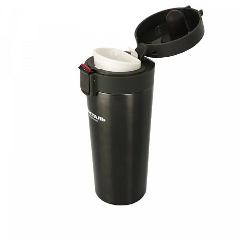 Фото термокружка nmt-400v  (biostal-crosstown), емкость 0,40л, цвет: воронёная