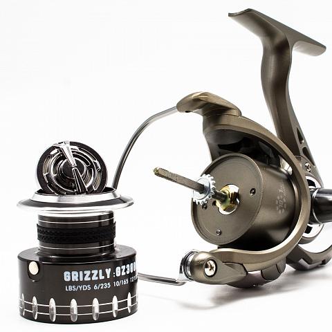 Фото катушка kyoda "grizzly" 2000, 10+1 подшипн., передний фрикцион